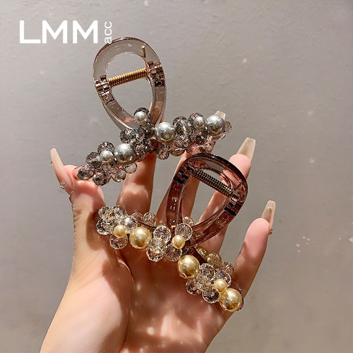 时尚精致珍珠抓夹发饰