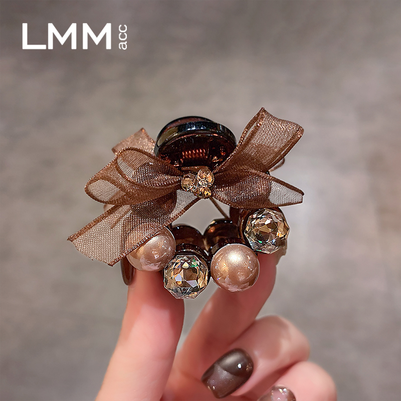 圆形发夹女高马尾夹固定神器