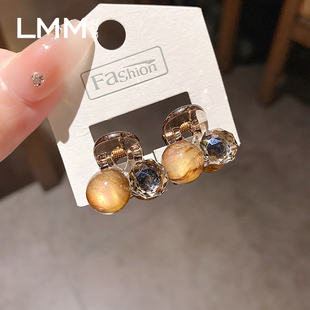 新款网红迷你小抓夹女高级感侧耳边夹珍珠公主头碎发夹刘海小夹子