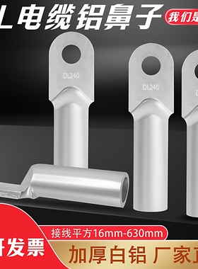 DL铝鼻子国标接线端子16/25/35/50/70/240平方接线耳铝线接头
