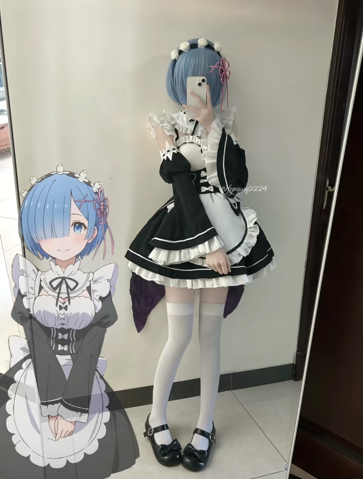 雷姆cos服从零开始异世界生活拉姆女仆装全套cosplay服装女蕾姆图片