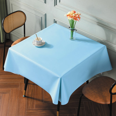 八仙桌桌布防油防水正方形餐桌布