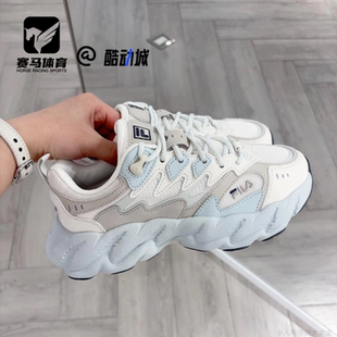 FILA斐乐蕨草2.0白蓝女子舒适时尚百搭运动休闲鞋F12W541135FCR