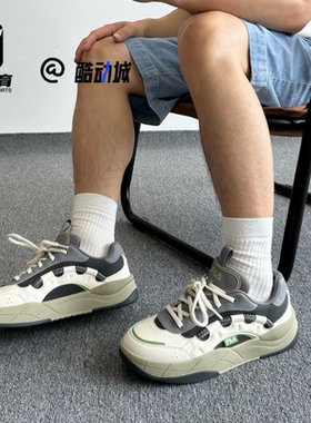 FILA斐乐飞虹鞋黑白男子轻便厚底运动休闲鞋板鞋F12M532220FOM