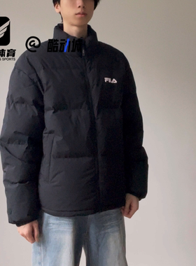 FILA斐乐 ORIGINALE RGB多彩 黑色男子保暖羽绒服F11M549919FBK