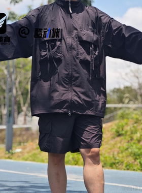 Saucony索康尼 黑色男女立领时尚百搭防晒服SA3259WJ43O-BK013