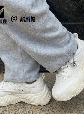 FILA斐乐海星2代白色女子厚底增高帆布运动鞋老爹鞋T12W421303FSW