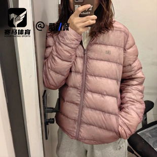 KOLON SPORT可隆粉色女子轻便立领保暖运动休闲羽绒服JKJDW23296