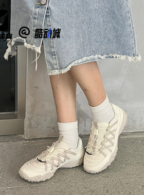 FILA斐乐 ECHAPPE 芭蕾鞋白色女子舒适低帮休闲鞋F12W432126F-GR