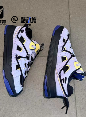 FILA斐乐REEF礁石鞋紫黑女子舒适防滑耐磨低帮板鞋T12W532917FPB