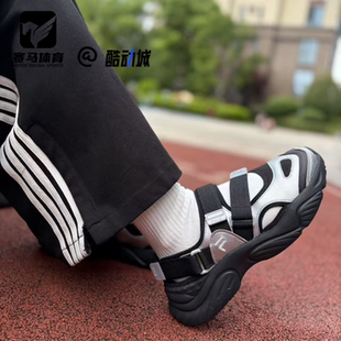 FILA斐乐 海螺凉鞋黑色男子玛丽珍凉鞋休闲沙滩凉鞋T12M521707FBS