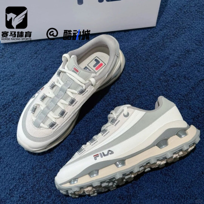 斐乐KM2S白灰色舒适百搭休闲鞋
