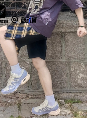 Salomon萨洛蒙 Speedcross 3蓝紫色女子耐磨越野休闲跑步鞋477450