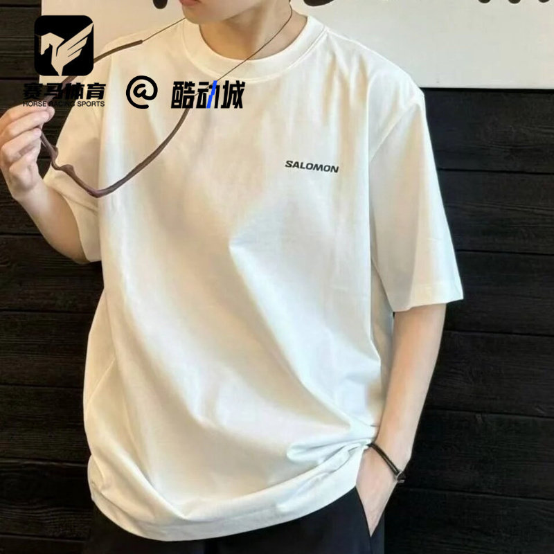 萨洛蒙UNIscope白色宽松短袖T恤