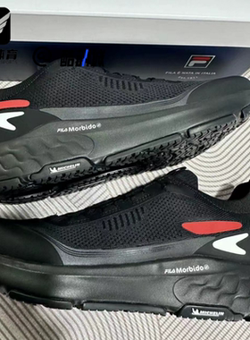 FILA斐乐 BOA MIND灵智鞋男款黑色舒适轻便跑步鞋A12M421803FBK