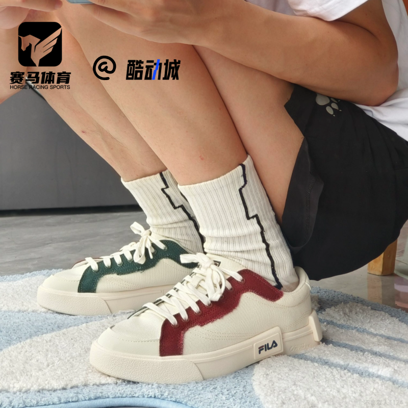 斐乐POP女子运动休闲板鞋帆布鞋