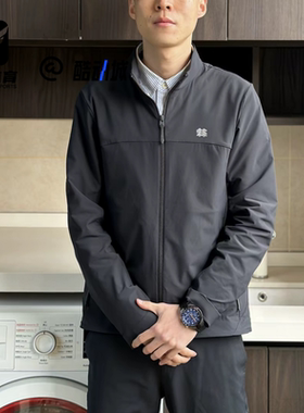 KOLON SPORT可隆HIKING黑色男女户外运动休闲夹克外套LHJK5MN059