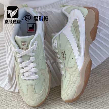 FILA斐乐飞泉鞋绿色女子舒适百搭时尚耐磨休闲鞋F12W531105FWW
