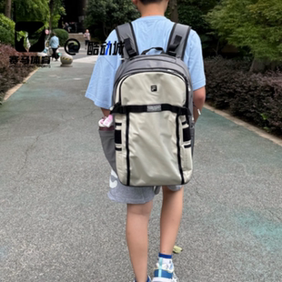 FILA斐乐 铅灰男子休闲运动大容量双肩包A13M421101FDY FITNESS