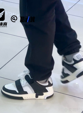 FILA斐乐 蛋糕鞋白黑男子时尚百搭休闲鞋运动鞋板鞋F12M241206FWB