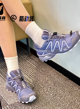 SALOMON萨洛蒙 Speedcross 3紫色男女舒适耐磨低帮跑步鞋475876