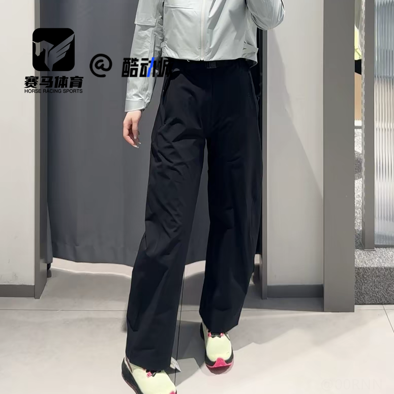萨洛蒙TRANSITIONAL黑色阔腿长裤