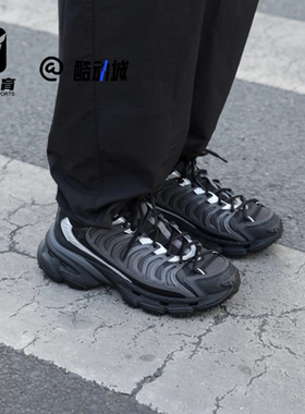 FILA斐乐星舰鞋黑色男子时尚百搭老爹鞋运动休闲鞋T12M511501FDB