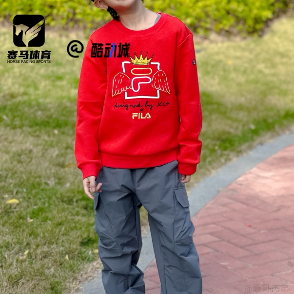 FILAKIDSxJCDC联名休闲卫衣