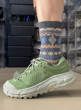 HOKA Tor Ultra 托亚绿色男女舒适百搭防水徒步鞋1153137F-FSTF