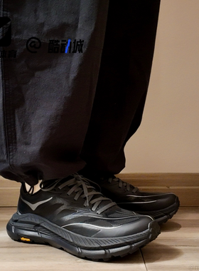 HOKA Mafate Speed 4飞速马法特4黑色男女越野跑步鞋1168450-BCKT