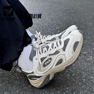FILA斐乐川流鞋灰色男子复古百搭跑步鞋运动休闲鞋F12M532115FMC