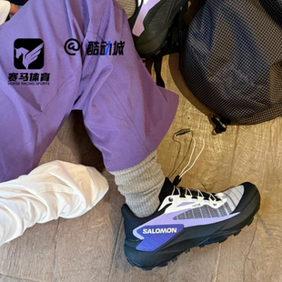 SALOMON萨洛蒙GENESIS黑紫女子减震耐磨越野马拉松跑步鞋477673