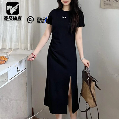 斐乐ORIGINALE女神裙3正黑连衣裙