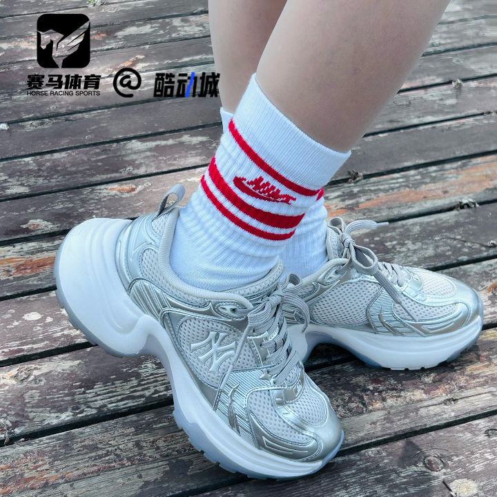 MLB男女厚底老爹鞋运动休闲鞋