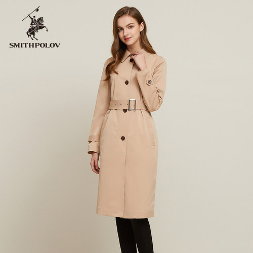 smithpolov/春季新款翻领潮风衣