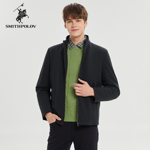 兔毛内胆外套 新款 SMITHPOLOV斯密特保罗男装 男皮草尼克服冬季