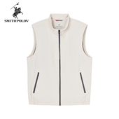 SMITHPOLOV斯密特保罗轻奢商务休闲时尚 商场同款 立领棉衣马甲