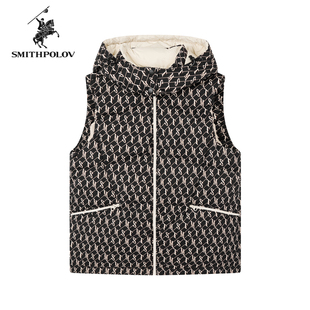 【商场同款】SMITHPOLOV斯密特保罗冬季新款羽绒服马甲女设计感潮