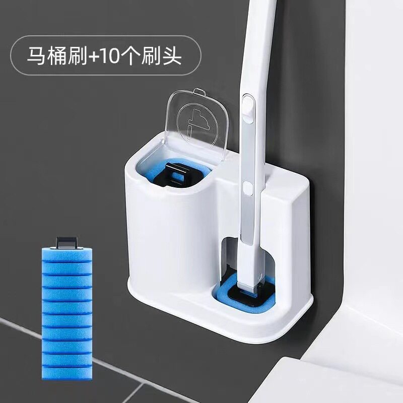 无死角洁厕神器：一次性马桶刷套