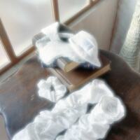 MonddoM·SS [Official Version] Original Little Angel Printed Rabbit Ear Eye Mask Leg Covers thumbnail 3