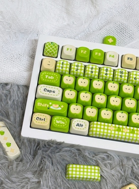 FKKeys键帽MOA小全套适配87以下配列萌系少女心卡通机械键盘帽