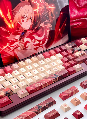 FKKeys万敌键帽蹦铁二次元游戏原厂键帽PBT全五面热升华机械键盘