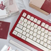 FKKeys我踏马来了机械键盘帽五面热升华原厂高度
