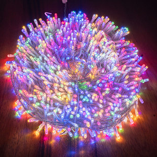 24v低压太阳能满天星灯串彩灯闪灯串灯led七彩灯氛围灯户外装饰