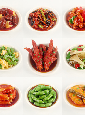 仿真菜品中餐假菜食品小碗小份菜