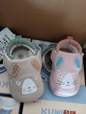 婴儿步前鞋宝宝软底学步鞋子0-1岁男女童防滑透气不掉跟