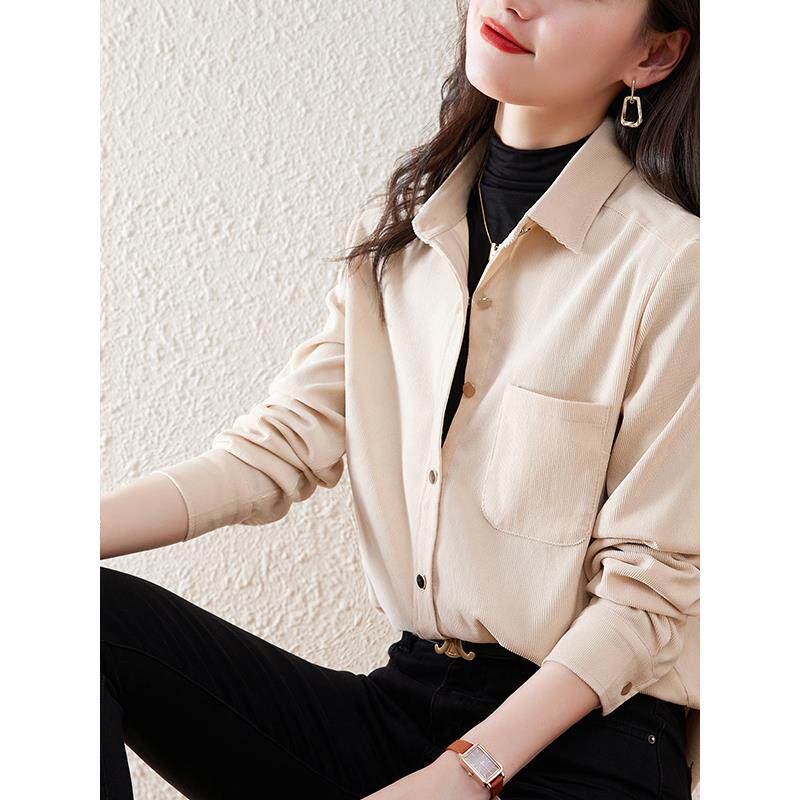 ROUMIKL高端贵夫人时尚衬衫女秋冬品牌长袖广州十三行洋气加厚上