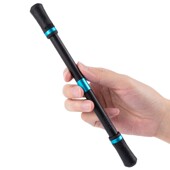 转笔者武士黑专业转转笔初学者炫酷新手网红纤细灵活手指训练专用笔耐摔防滑笔头塑钢笔杆不锈钢弹珠旋转笔