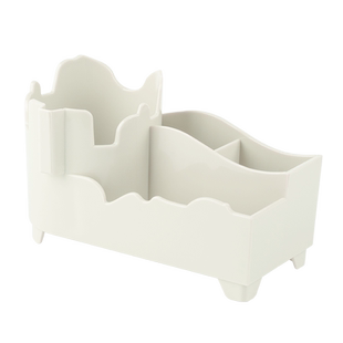 HPO办公室桌面文具收纳笔筒小清新学生创意时尚大容量多功能眼镜支架手机支架收纳笔盒可爱整理摆件名片盒子