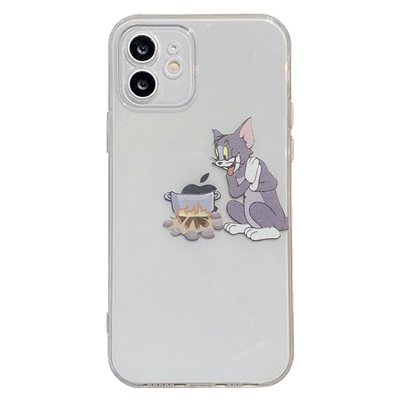 卡通硅胶苹果手机壳可爱